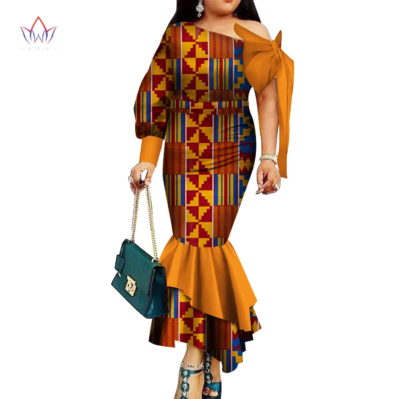 Летняя женская одежда платье макси Африканское Дашики для женщин в африканском