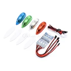 Беспроводная навигационная лампа ZMR III 1S, перезаряжаемый светодиодный светильник ильник с 4 режимами, для РУ хобби, летательных аппаратов с неподвижным крылом