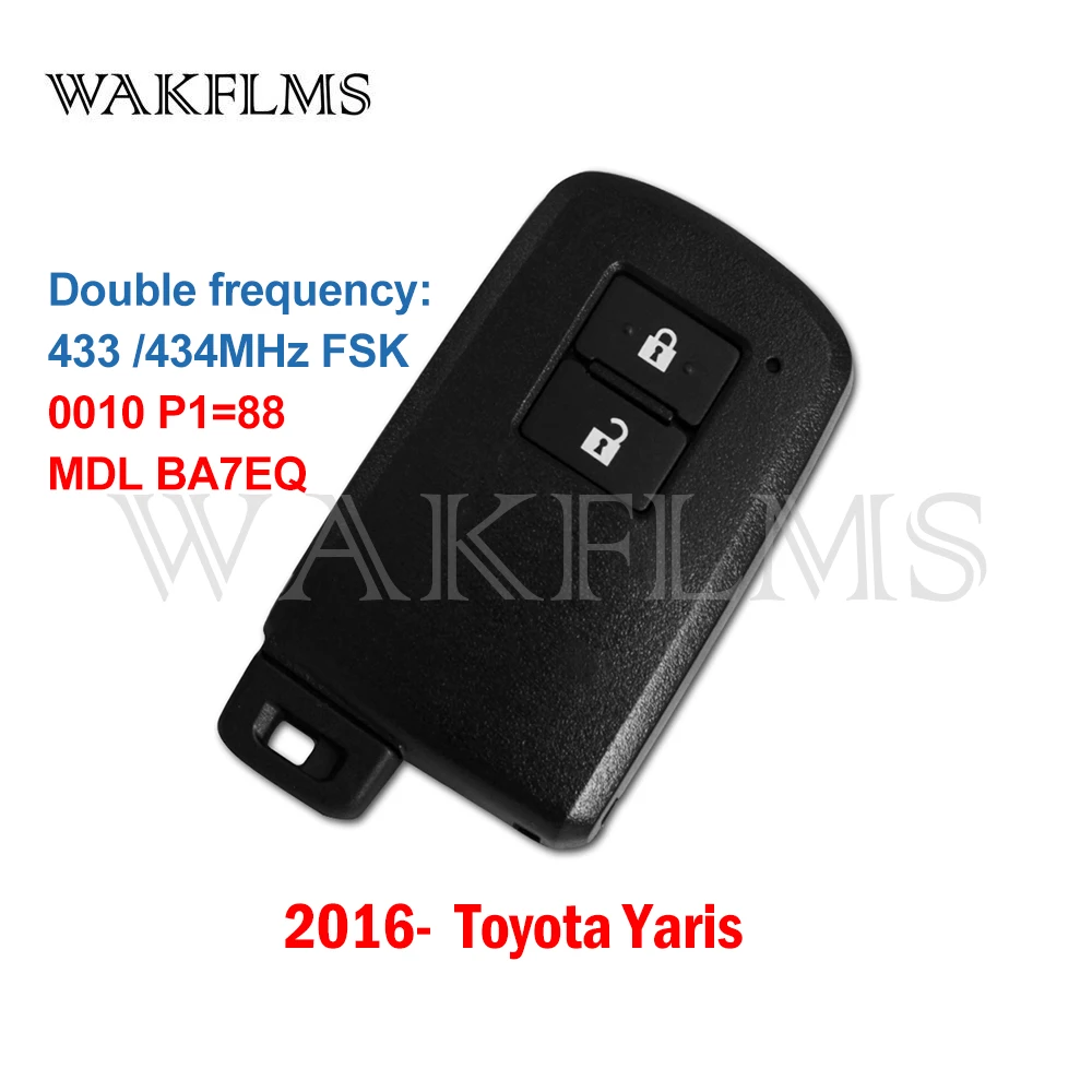 MDL BA7EQ для Toyota Yaris 2016 2017 2018 2019 2020 433/434MHz 0010 бесключевая близость умный Автомобильный