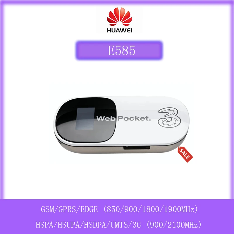 Разблокированный Huawei E585 3 5G 3G мобильный роутер HSDPA Карманный Wi Fi модем OLED экран