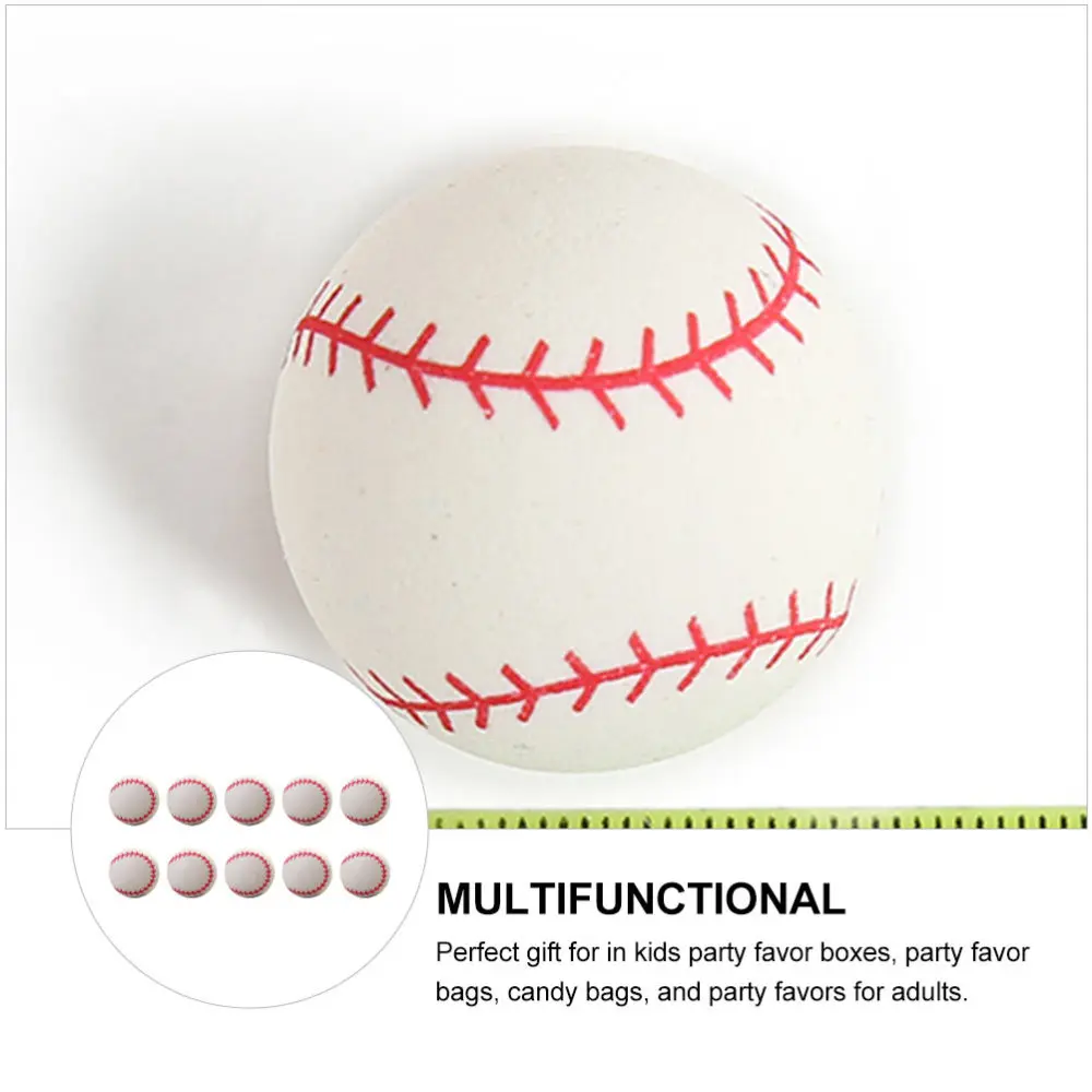 

20Pcs Rubber Bouncy Balls Baseball Bounce Balls Jumping Balls for Kids