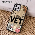 MaiYaCa гордый ветеринарный чехол для телефона с животными для iPhone X XR XS 11 12 13 Pro MAX 5 SE 2020 6 7 8 Plus Samsung Galaxy S9 S10