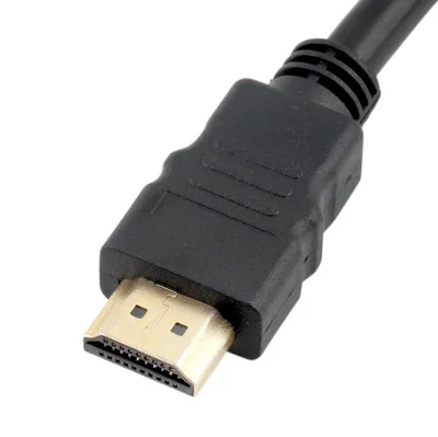 HDMI-сплиттер с одним входом и двумя выходами HDMI-адаптер yi fen er HDMI 1 2 gao qing xian