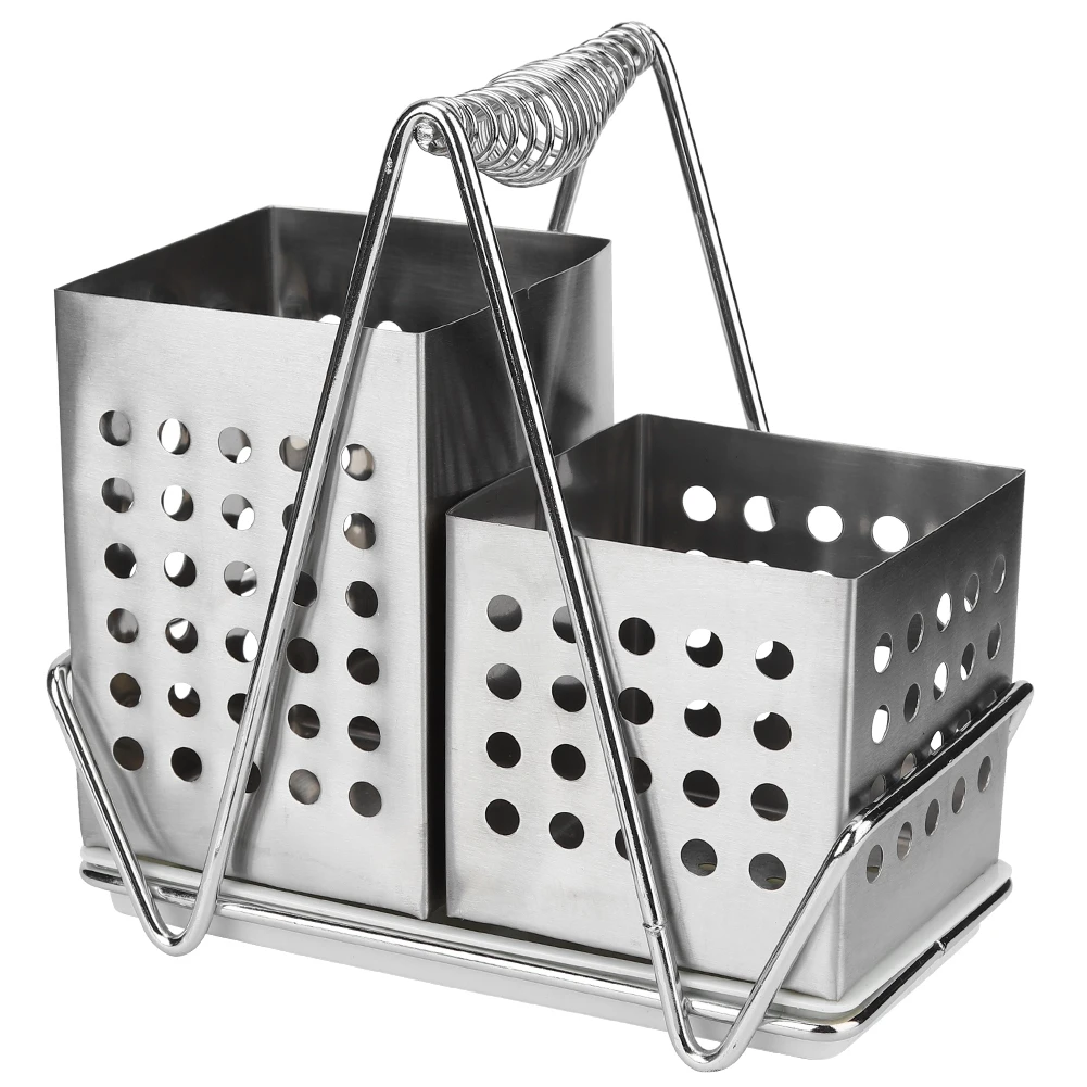 

Многофункциональная полка из нержавеющей стали для хранения палочек и ложек