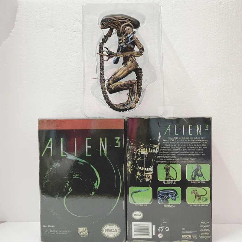 18 см два цвета Оригинальные NECA игрушечные инопланетяне синий Alien Xenomorph figma Хищники