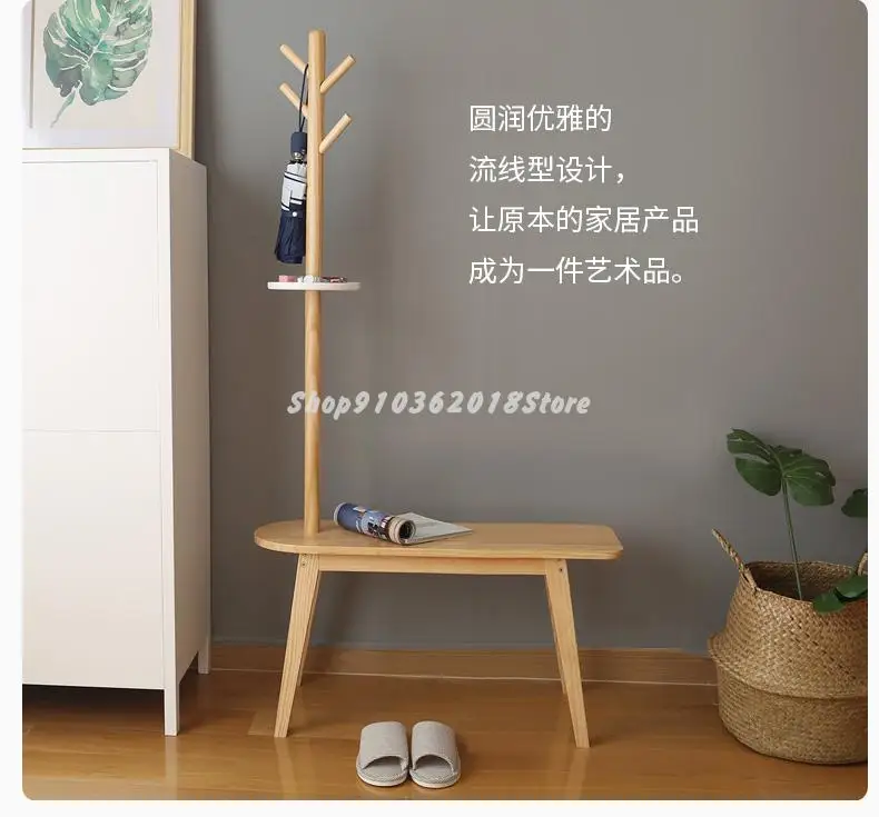 Простая деревянная подставка для обуви подвесная вешалка одежды |