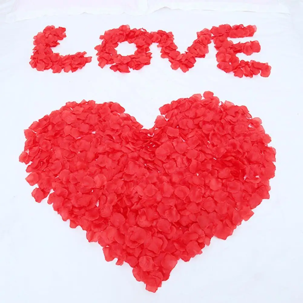 

1200 шт./12 пакетов, искусственные лепестки розы