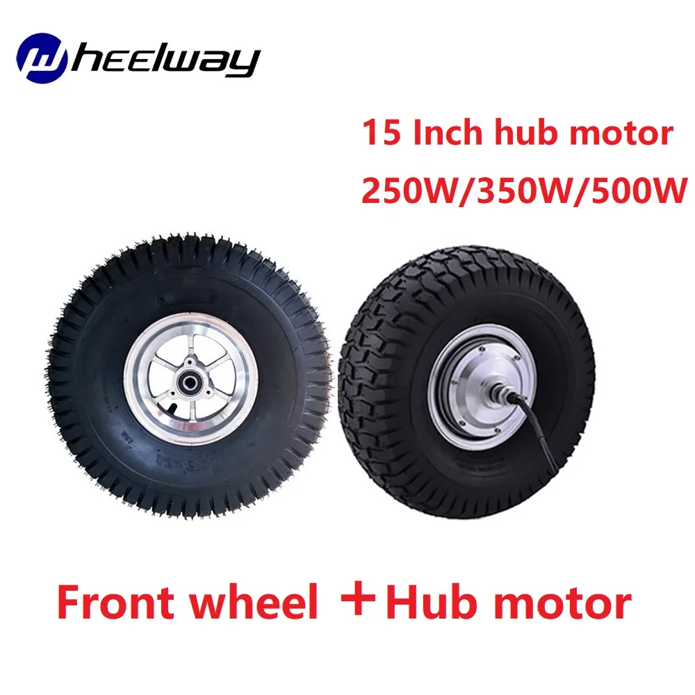 15 inch 350w 500w 800w electric unicycle motor front wheel hub motor electric scooter motor electric bicycle electric kart