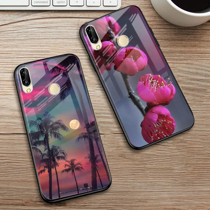 PC+ TPU для huawei P20 P30 P10 Pro Lite Супер Яркий глянцевый чехол для huawei P Smart Plus Smart+ чехол