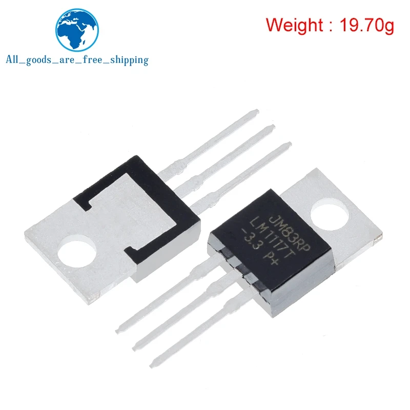 10 шт. LM1117T-3.3 TO220 LM1117-3.3 LM1117T 3 V LM1117 TO-220 | Электронные компоненты и принадлежности