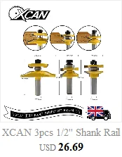 XCAN 1 шт. Концевая фреза 8 мм хвостовик угловой rouding для вырезания гребней и пазов 16/19/22/25 мм круглые фрезы дерева Обрезной нож радиус древесины фрезы
