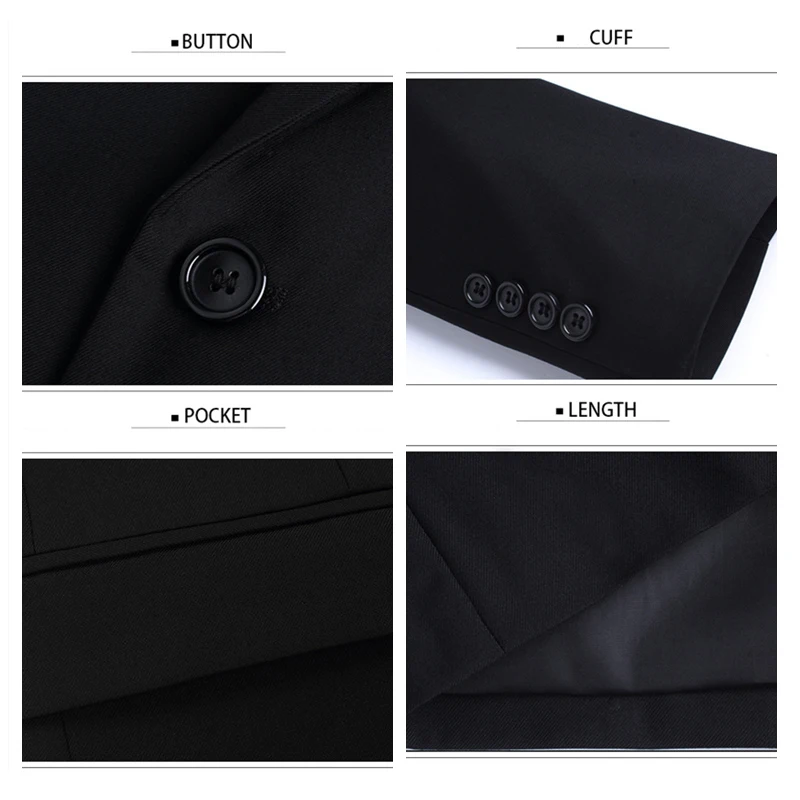 BROWON весенне Осенние костюмы для мужчин Смарт повседневные приталенные деловые