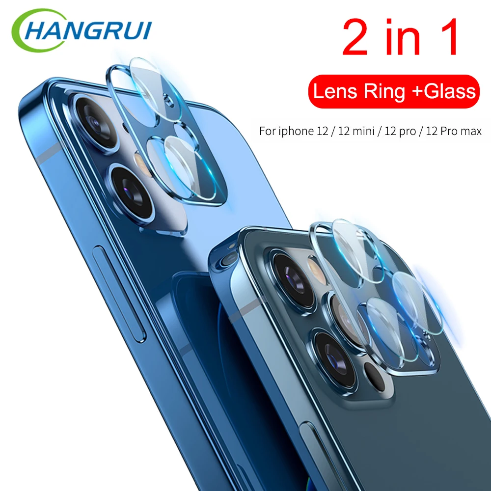 Стекло для Камеры Apple iPhone 12 Pro Max мини закаленное стекло металлическая защитная