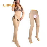 liifun realistic silicone fake vagina panties butt hip enhancer panty for crossdresser drag queen cosplay sexy pussy underwear