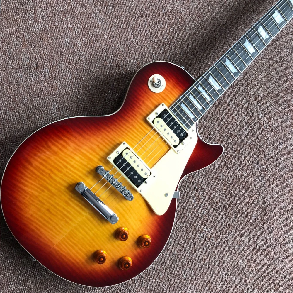 

Новая стандартная электрогитара Tiger Flame, стандартная электрогитара.