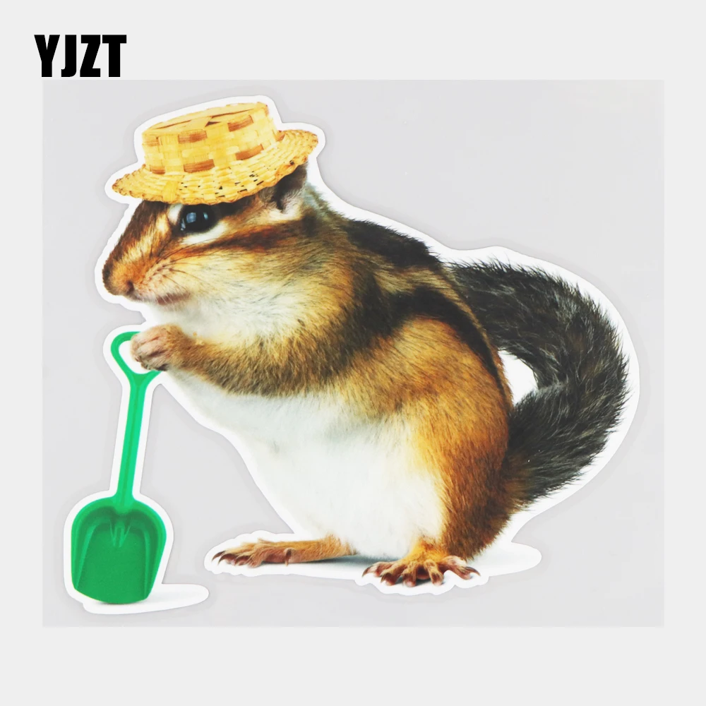 

YJZT 16,5 × 14,7 см модная женская соломенная шляпа с мышкой аксессуары 21A-0998