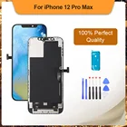 6,7 дюймовый запасной дисплей Ori для iPhone 12 Pro Max OLED экран дигитайзер в сборе дисплей без битых пикселей в сборе