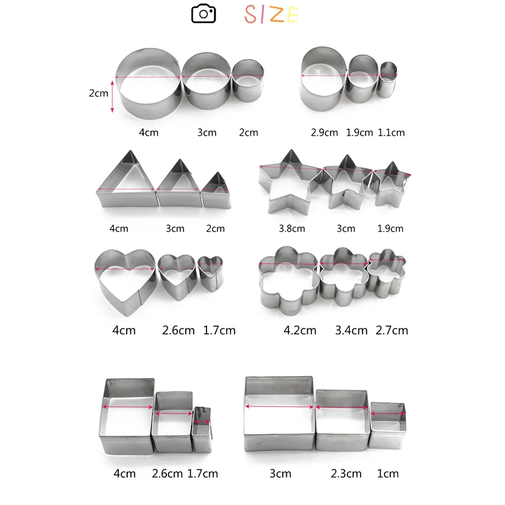 Набор для выпечки резак печенья форма торта инструмент шоколада и помадки