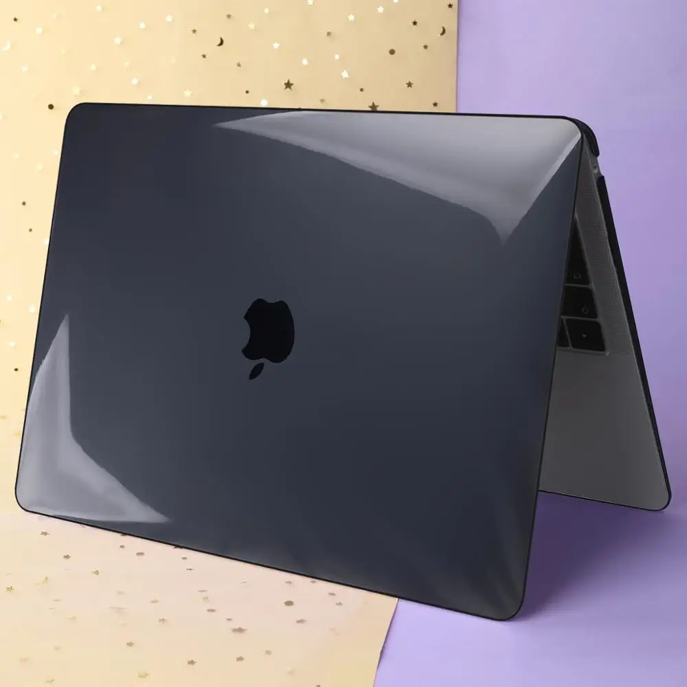 Прозрачный кристально чистый чехол для Macbook Air Pro retina 11 12 13 15 16 дюймов Touch Bar/Touch ID A2141 A1932 A1989 A2159