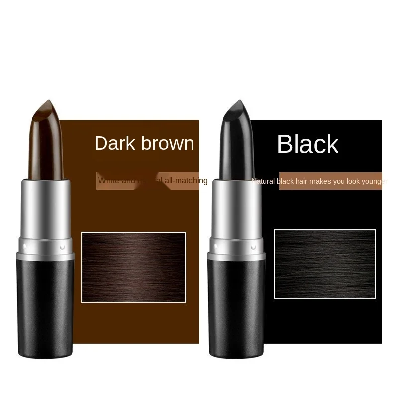 Одноразовая краска для волос мгновенное покрытие седых корней кремовая палочка