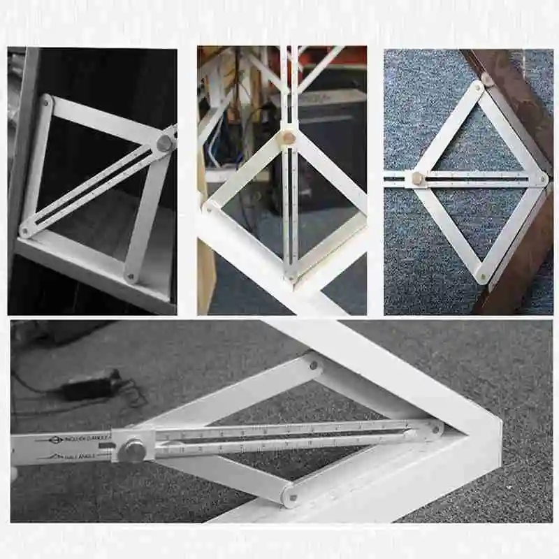 1 шт. потолочная линейка металлический квадратный транспортир цифровой угловой