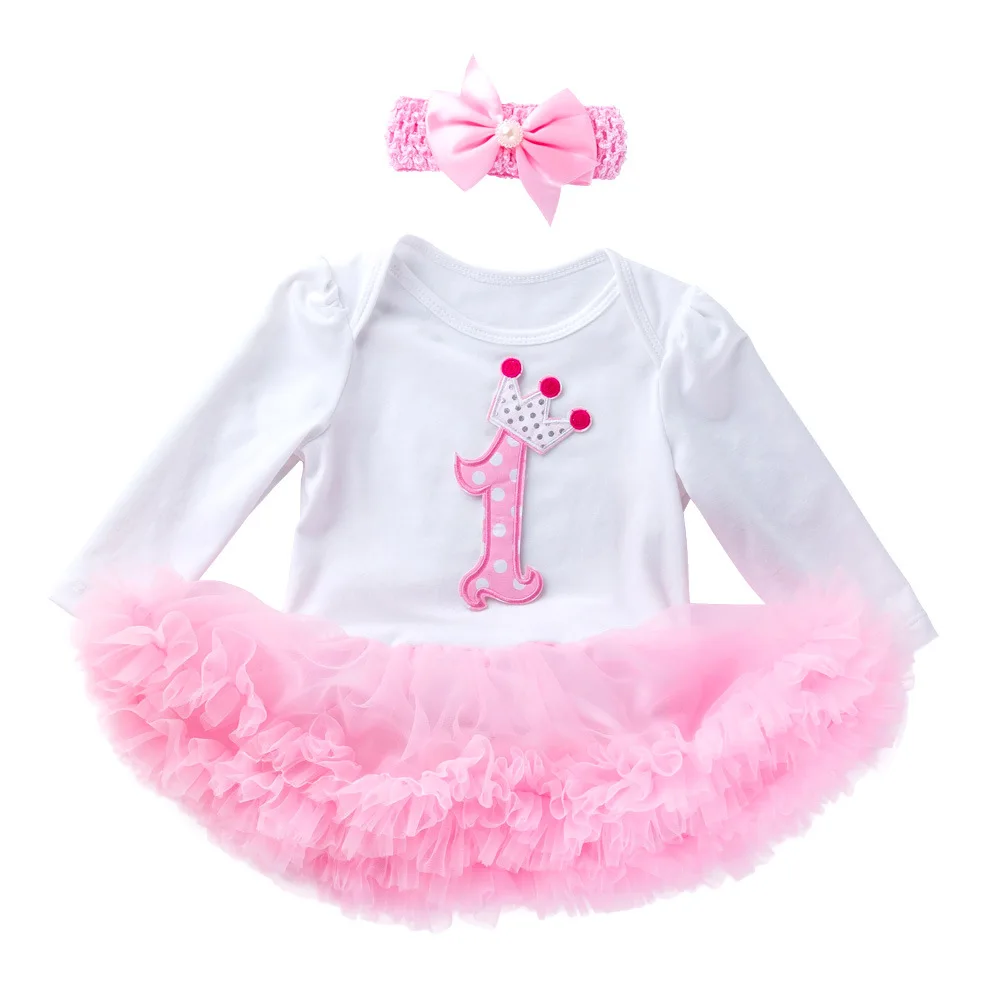 Комплект с юбкой-пачкой для девочек розовая хлопковая одежда малышей комбинезон