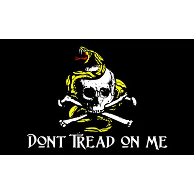 

90x150 CM Skull Gadsden for Decoration
