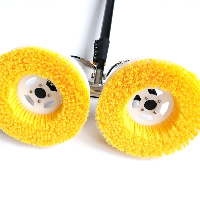 

Solar panel electric cleaning brush 5.5m water washing photovoltaic panel glass cleaning equipment tool