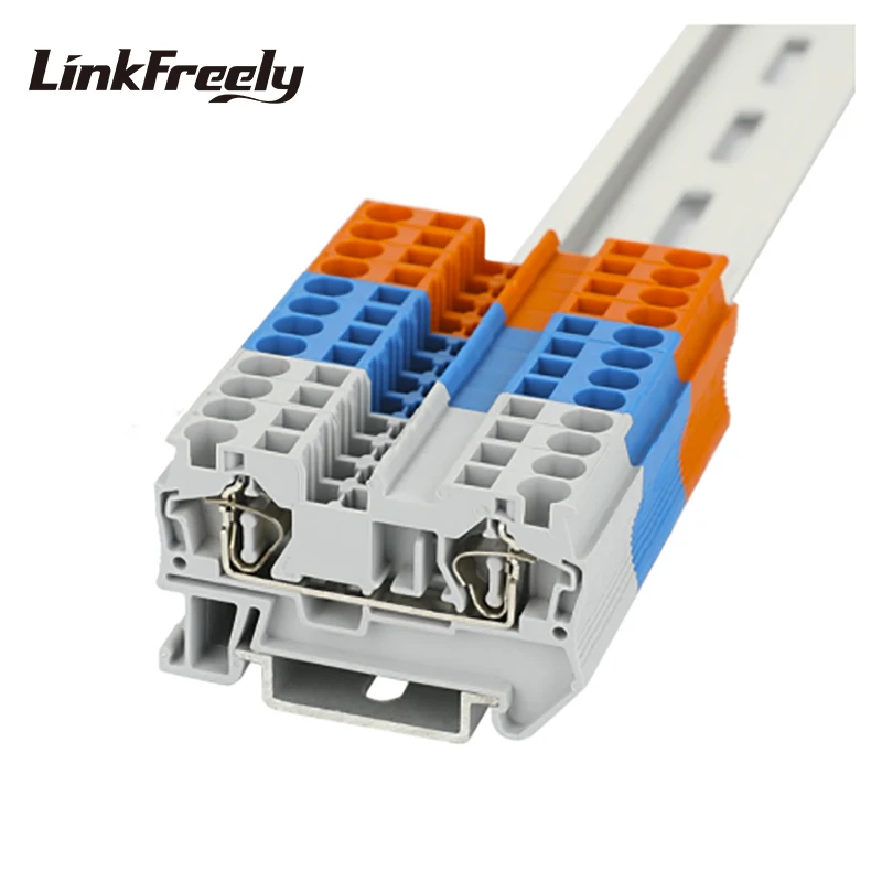 _ 20 шт. 4 мм ^ 2 штепсельная пружина типа ST-4 блок соединитель проводки Faston терминалы