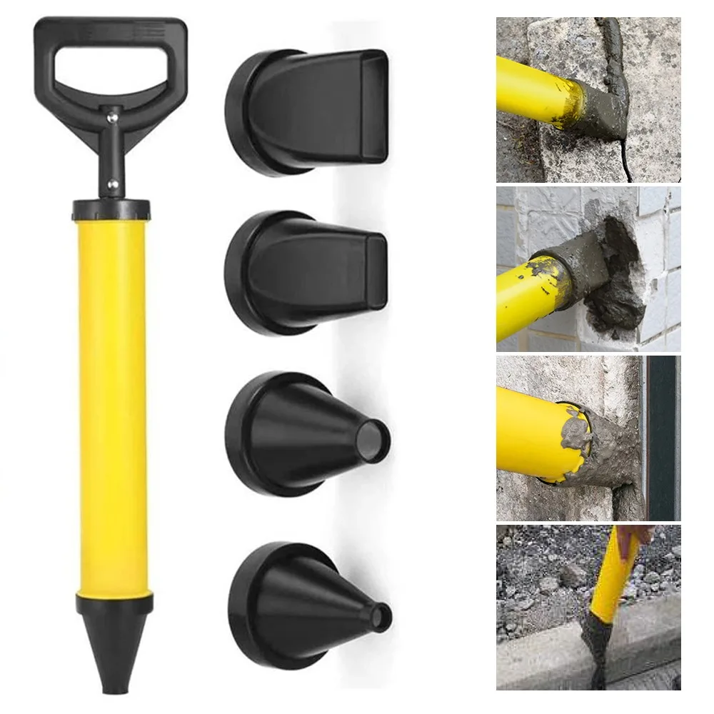 High Quality Caulking Gun Cement Lime Pump Grouting Mortar Sprayer Applicator Grout Filling Tools Grouting Gun With 4 Nozzles