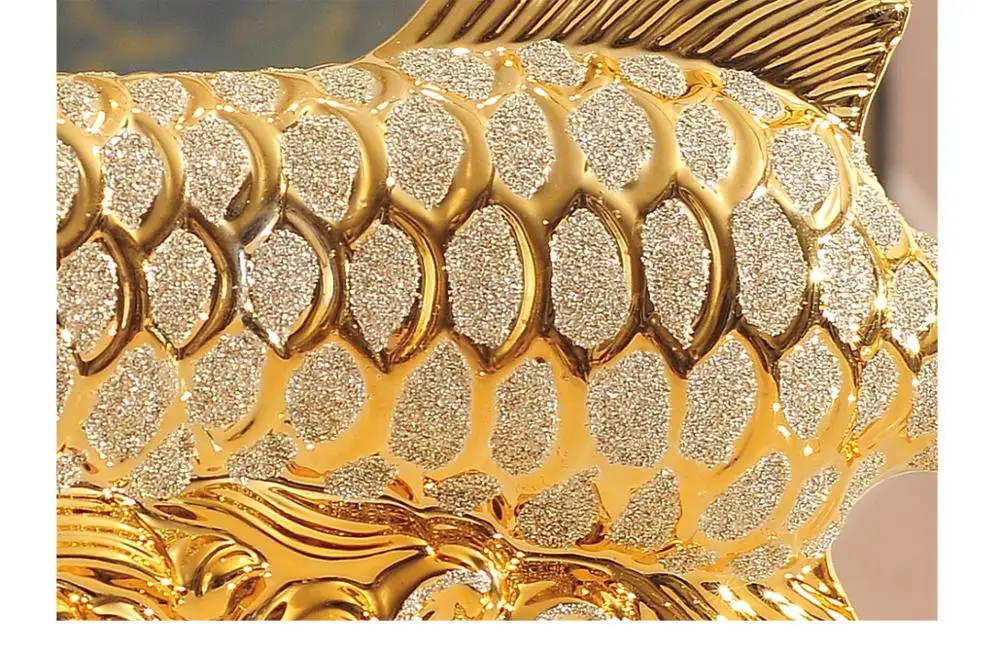 2020 TOP COOL HOME OFFICE COMPANY SHOP TALISMAN MONEY DRAWING FORTUNE AROWANA GOLDEN FISH FENG SHUI GOOD LUCK DECORATIVE STATUE | Дом и сад