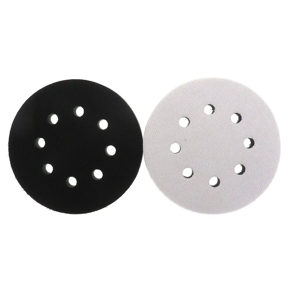 

2 Pcs 5Inch 125mm 8 Holes Soft Sponge Interface Pad Hook & Loop Sanding Pads Backing Plate For Festool Sander Polishing Grinding