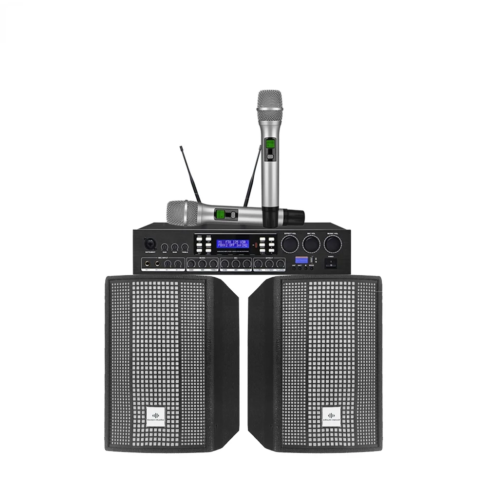 

GAB-9041 Wireless System Set Professional Microphone 400W Power Amplifier Audio Speakers For Family Party Stage Meeting