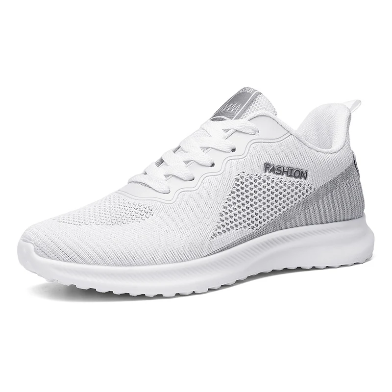 

2021 Female Sport Gym Breathable Mesh Women Sneakers Lightweight Lace-up Sports Running Women Flat Casual Shoes Zapatos De Mujer