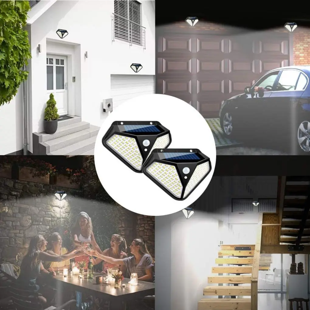 

Outdoor LED Solar Wall Light Human Motion Sensor Waterproof Daylight Garden Corridor Decorative Street Light Solar Wall Light