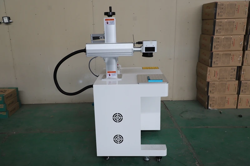 Горячая Распродажа Настольный волоконный лазерный маркер 20 Вт воздушное