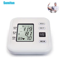 electronic blood pressure monitor upper arm automatic cuff home bp sphygmomanometers with large lcd display health care