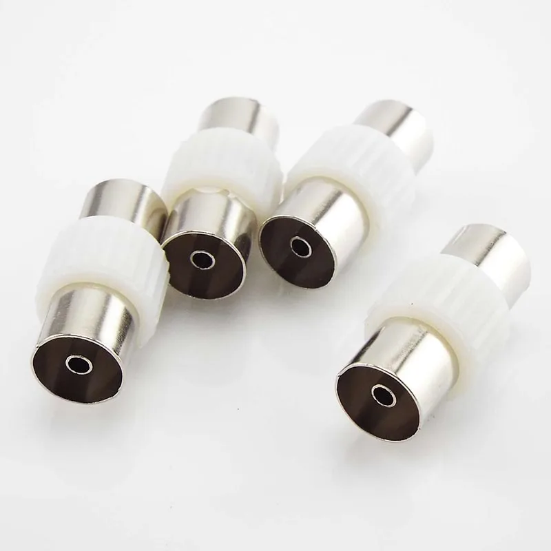 Разъем для ТВ штырь-штырь гнездо-гнездо антенны RF коаксиальные вилки адаптер