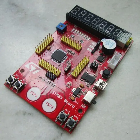 STM8 MCU самоизучающиеся Примечания STM8S макетная плата STM8S208RBT6 последовательный порт