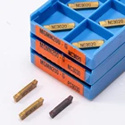 Токарные инструменты MGMN200 G NC3020 PC9030 NC3030, твердосплавная Пазовая Вставка 2 мм для металла, MGMN 150, фальцевые режущие пластины