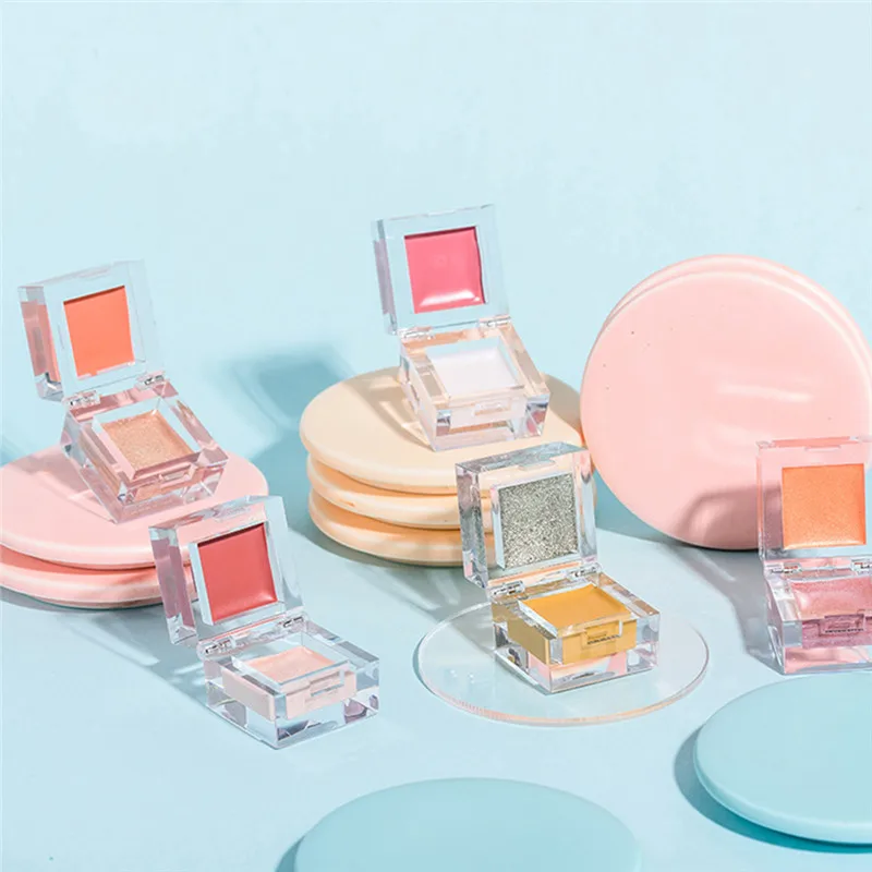 Двухцветный Блестящий мерцающий мороженое блестящий крем для лица и тела|Румяна|