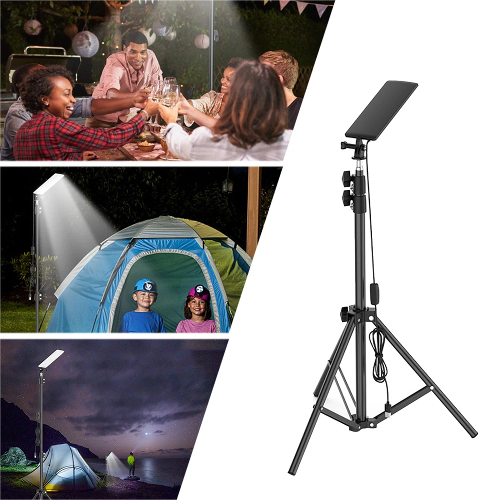 

Многофункциональный переносной уличный штатив, подставка для кемпинга, рабочего освещения, LED Съемные Инструменты для кемпинга