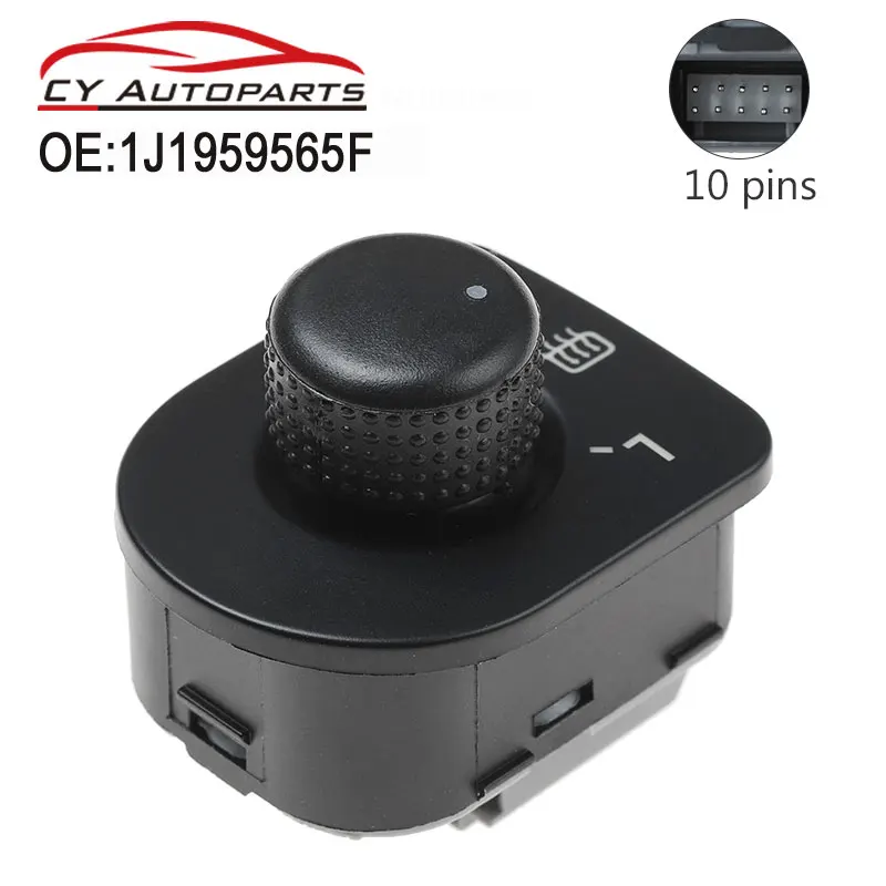 

Новый 1J1959565F боковые зеркала автомобиля Электрический зеркальный выключатель рычага переключения передач для VW Passat Bora Bettle для VW Jetta MK4 Гольф ...