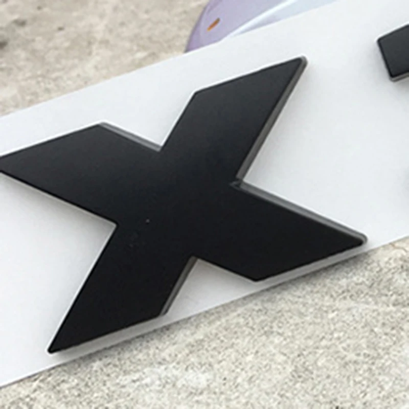 

DIY Matte Black for BMW M M1 M2 M3 M4 M5 M6 X1M X2M X3M X4M X5M X6M M550d M50i M135i M240i M335d Emblem Car Trunk Badge Sticker