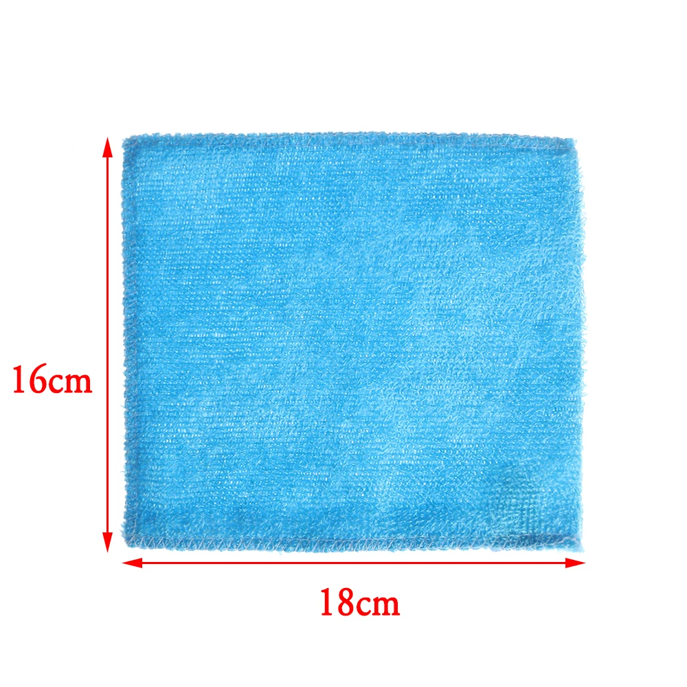 

1 PCS Anti-grease Absorbent Dish Cloth Bamboo Fiber Washing Towel Kitchen Household Scouring Pad Magic Cleaning Wiping Rags