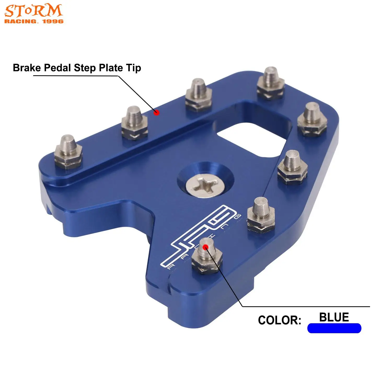 

Motorcycle CNC Enlarge Brake Pedal Step Plate Tip For Yamaha Raptor 700R 700 R Raptor700 2013-2021 BANSHEE YFZ350 YFZ 350