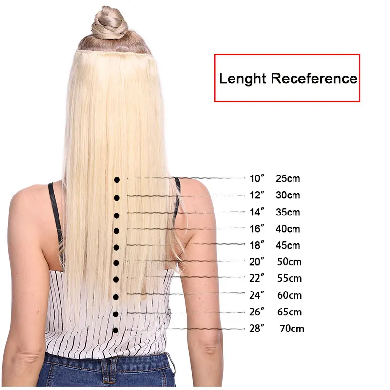 SEGO 1"-24" клип в одном куске настоящие человеческие волосы для наращивания 1 p/w 5 клипов не Реми кусок прямые индийские волосы 40 г-60 г
