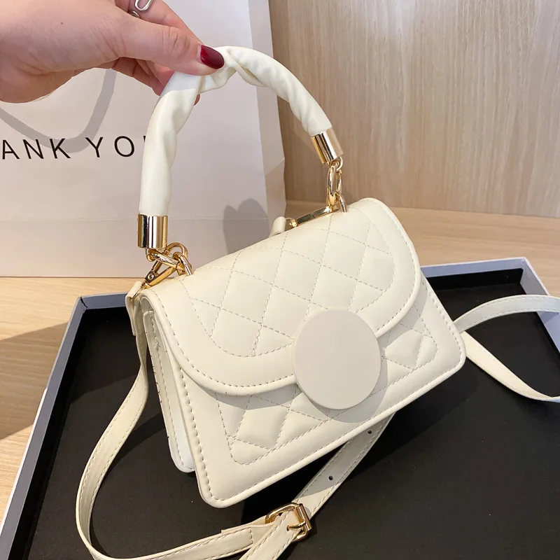 

New style ladies one-shoulder small bag western style handbag texture messenger chain ladies bag daily mobile phone coin purse