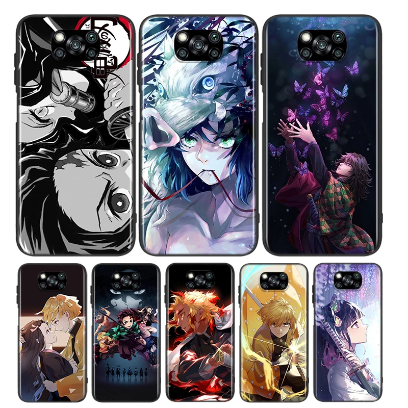 

Kimetsu No Yaiba Anime For Xiaomi Poco X3 NFC M2 X2 F2 C3 M3 Pocophone F1 Pro Mi Play Mix 3 A2 A1 6 5 lite Phone Case