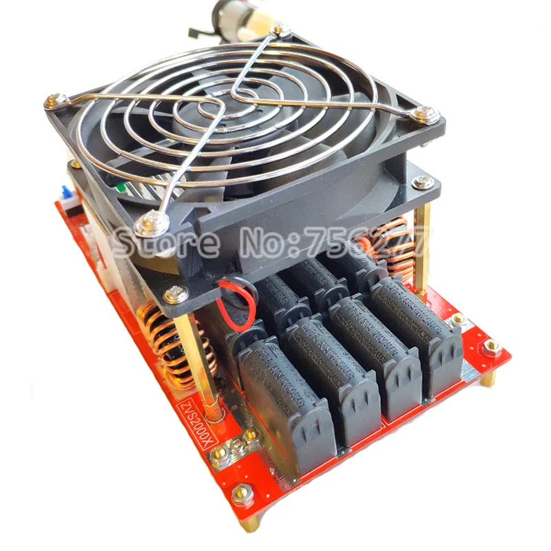 Высокочастотный индукционный нагреватель ZVS 2000 Вт модуль обратного тока с